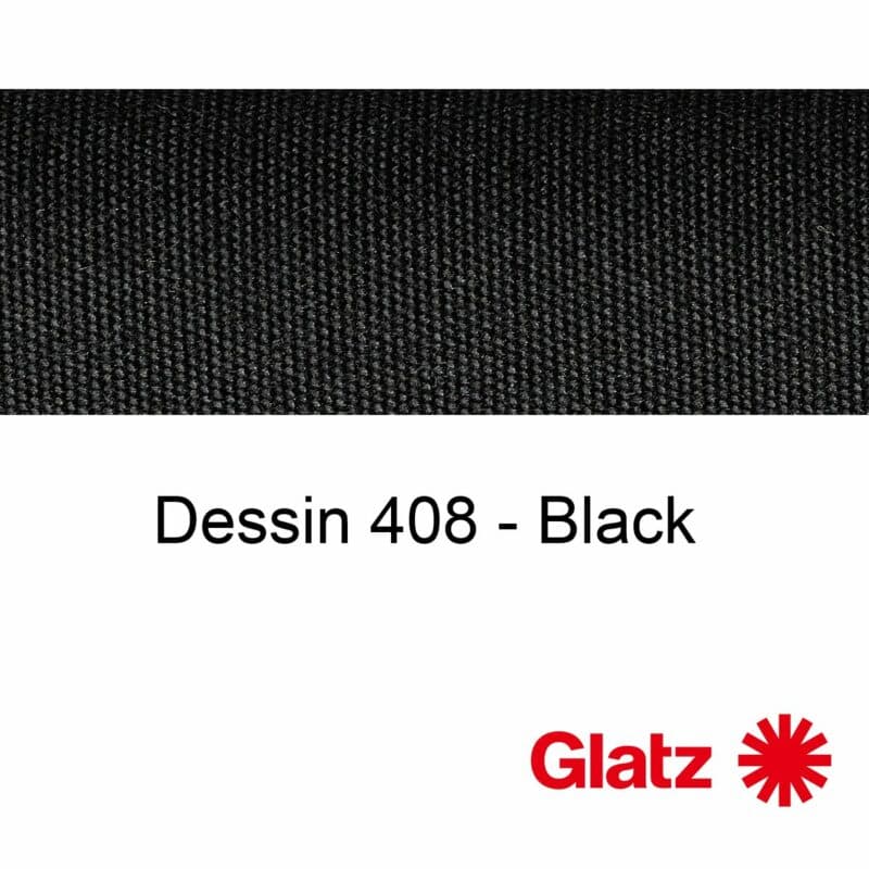 GLATZ Stoffmuster Dessin 408 Black