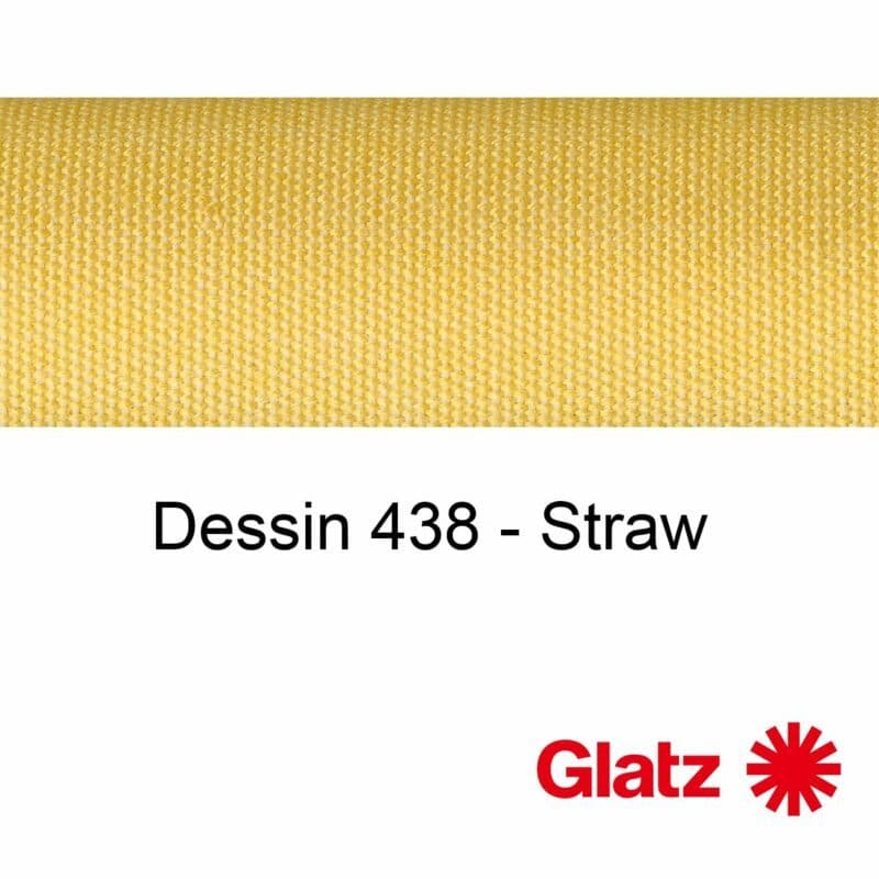 GLATZ Stoffmuster Dessin 438 Straw