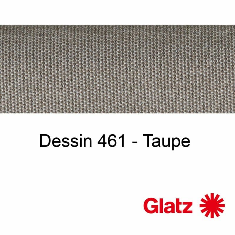 GLATZ Stoffmuster Dessin 461 Taupe