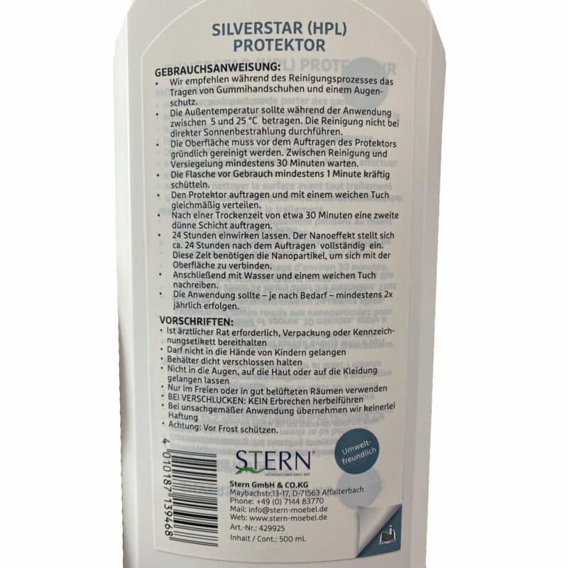 Stern Silverstar Protektor für HPL-Tischplatten, 500 ml