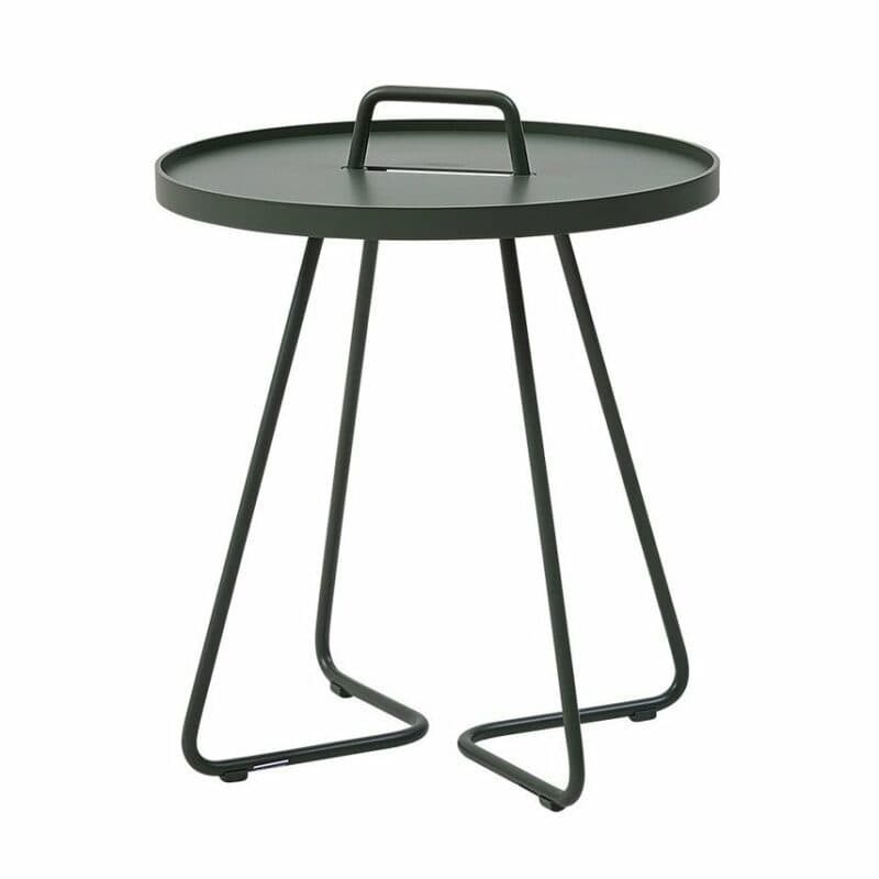 Cane-line Beistelltisch "On-the-move" dunkelgrün