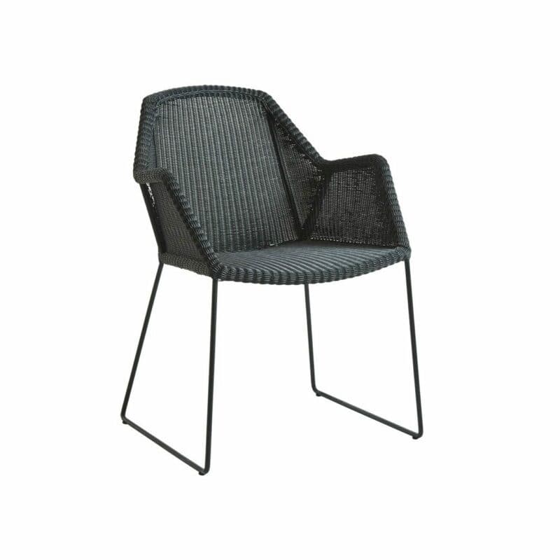 Cane-line "Breeze" Gartenstuhl, Geflecht schwarz