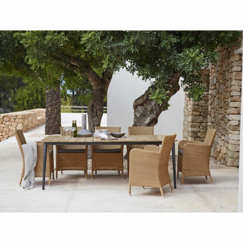 Cane-line "Hampsted" Dining-Sessel, Geflecht natur