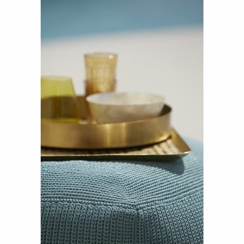 Gartenhocker "Divine" in türkis von Cane-line