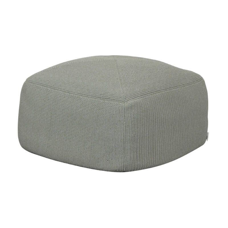 Cane-line "Divine" Gartenhocker handgehäkelt, dusty green