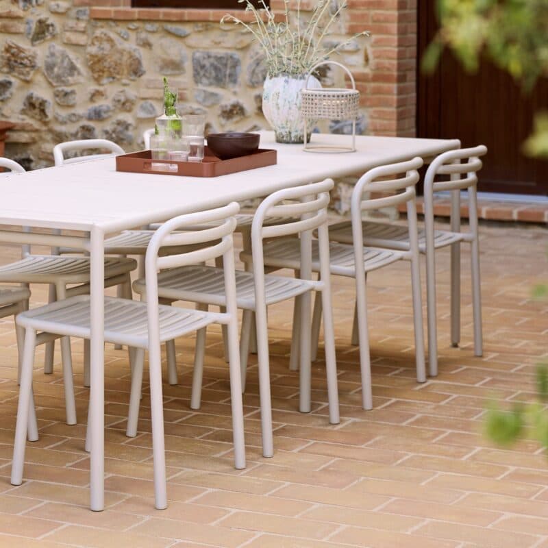 Cane-line "Club" Serviertablett, Aluminium desert red, 48 x 35 cm