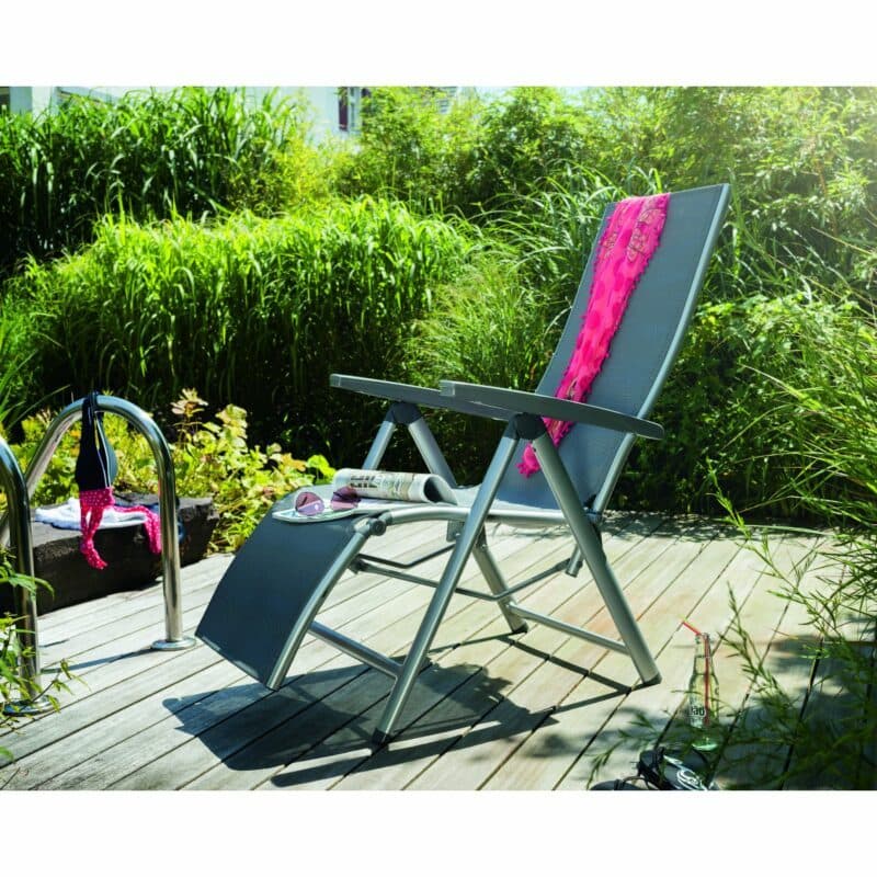 Relaxsessel "Cirrus" von Kettler, silber/anthrazit-grau