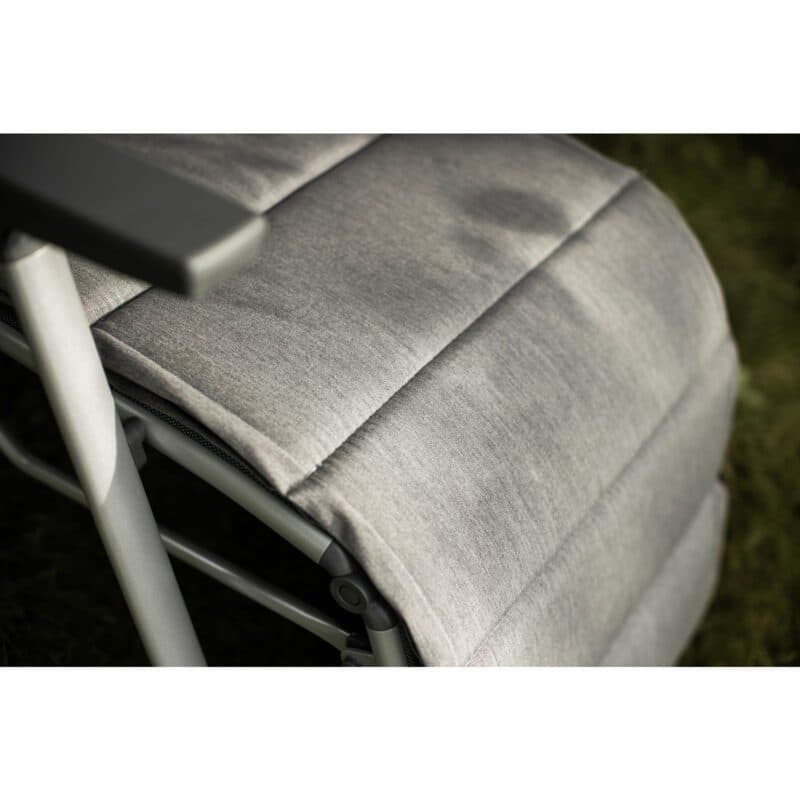 Kettler "Cirrus Relaxsessel, Aluminium silber, Textilgewebe anthrazit-grau, Armlehnen Kunststoff