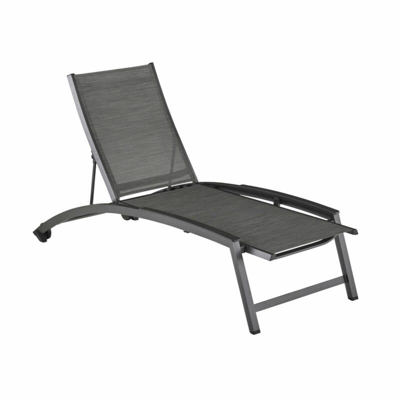 Kettler "Forma II" Sonnenliege, Gestell Aluminium anthrazit, Liegefläche Textilgewebe graphit