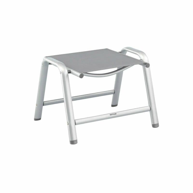 Gartenhocker "Cirrus" von Kettler, silber/anthrazit-grau