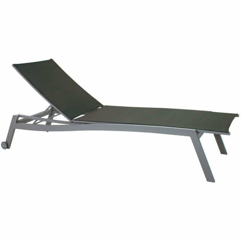 Rollenliege Allround von Stern, Gestell in graphit, Textilgewebe in schwarz