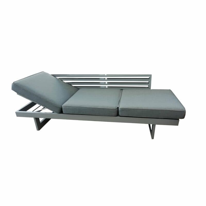 Stern Lounge/Liege Serie "Holly"/"New Holly", Gestell Aluminium oder Edelstahl, Seitenteile mehrfach verstellbar