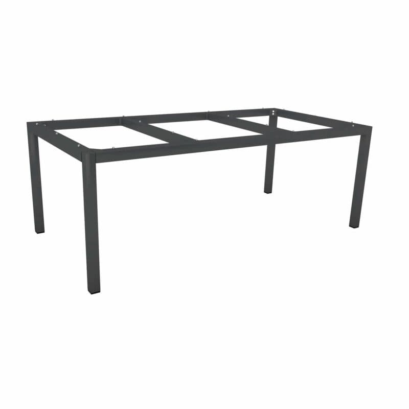 Stern Tischgestell Aluminium anthrazit, 200x100 cm