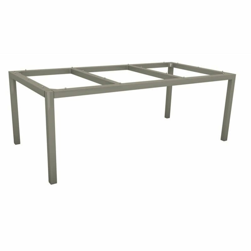 Stern Tischgestell Aluminium graphit, 200x100 cm