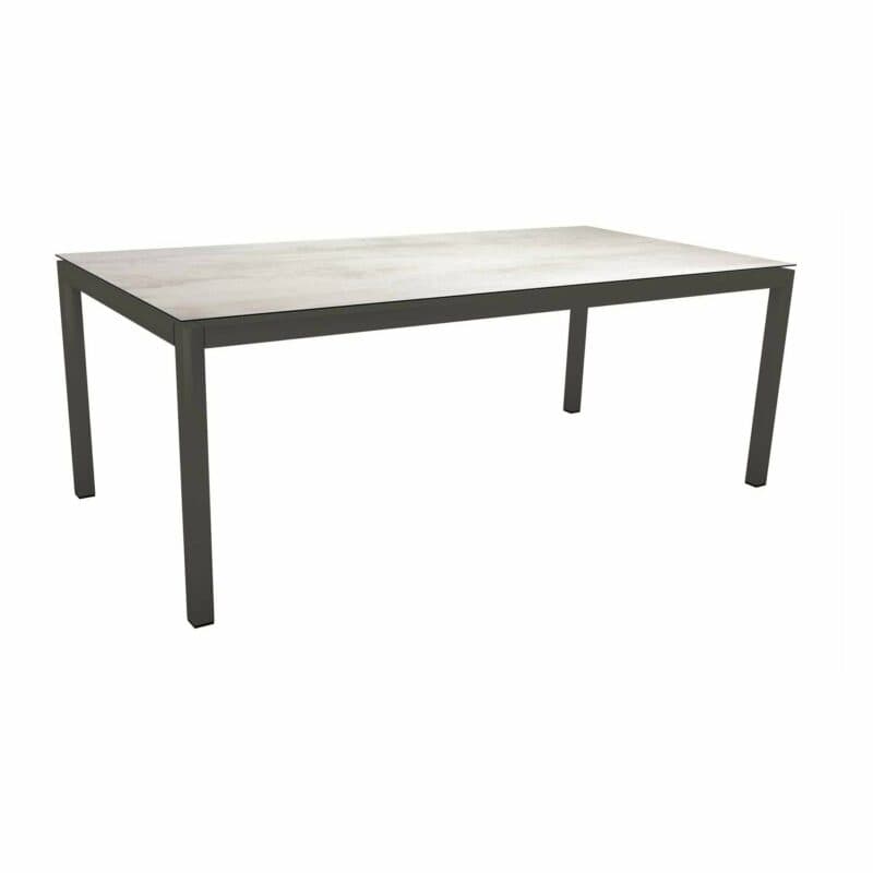 Stern Tischplatte aus HPL, Design: Zement hell