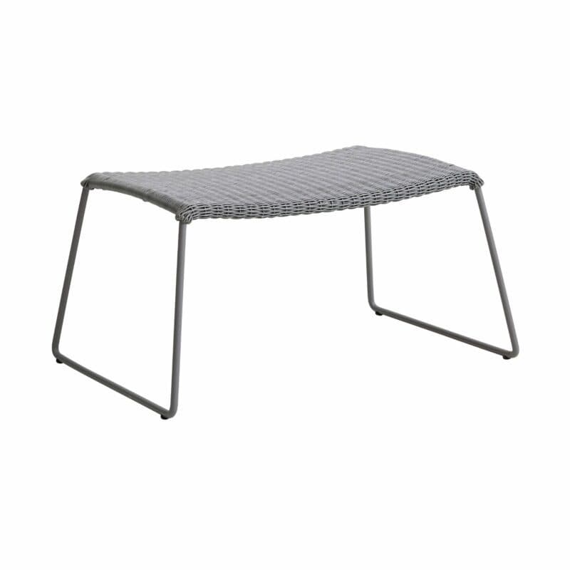 Cane-line "Breeze" Gartenhocker, Polyrattan hellgrau