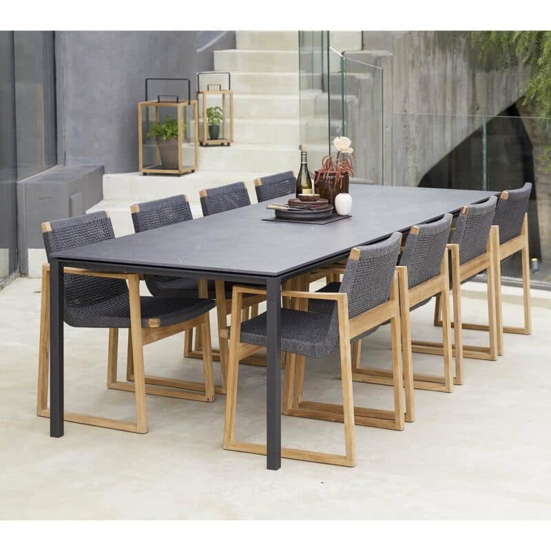 Cane-line "Endless" Gartenstuhl mit "Pure" Gartentisch