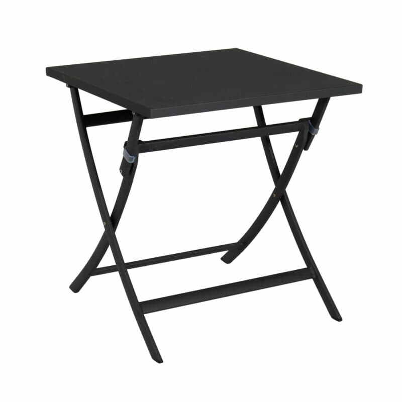 Gartentisch Marida, Klapptisch Jati&Kebon, Aluminium eisengrau, Länge: 70cm