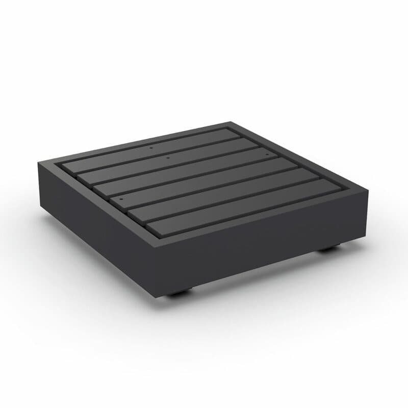 Jati&Kebon "Bari" Basismodul, Gestell Aluminium eisengrau