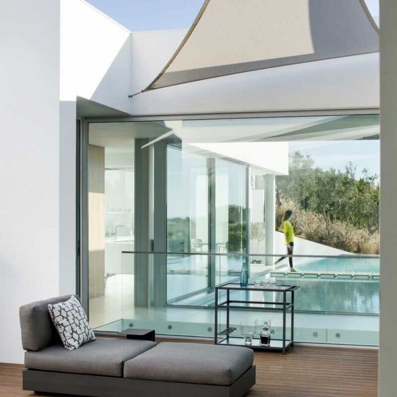 Jati&Kebon "Bari" Loungeserie, Gestell Aluminium eisengrau