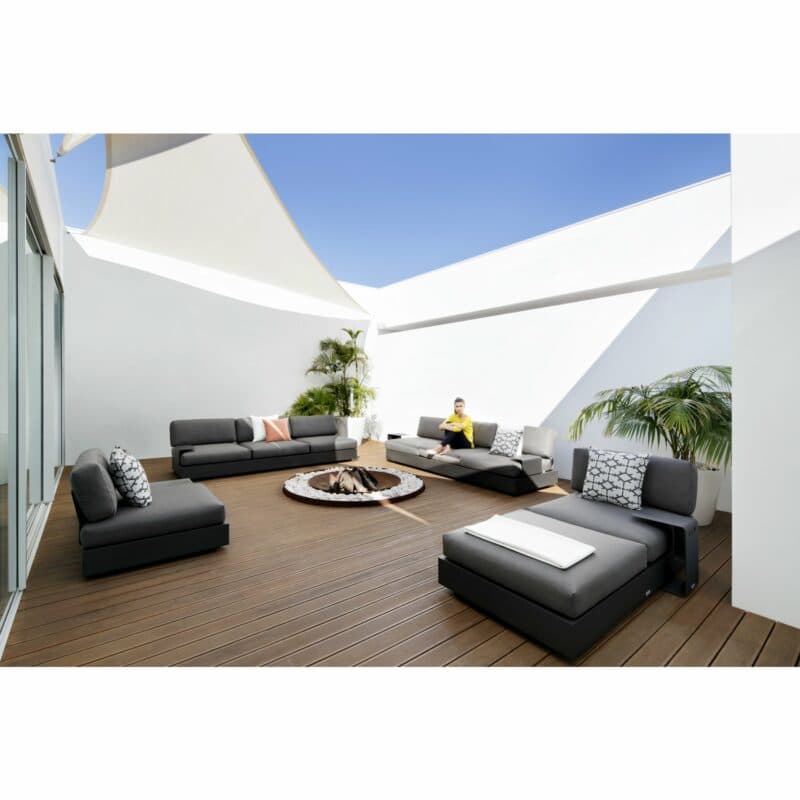 Jati&Kebon "Bari" Loungeserie, Gestell Aluminium eisengrau