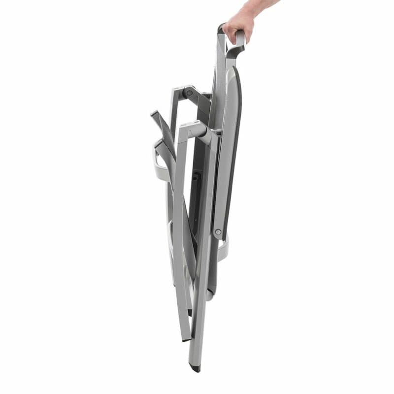 Kettler "Forma II" Multipositionssessel, Gestell Aluminium silber, Sitzfläche Textilgewebe graphit