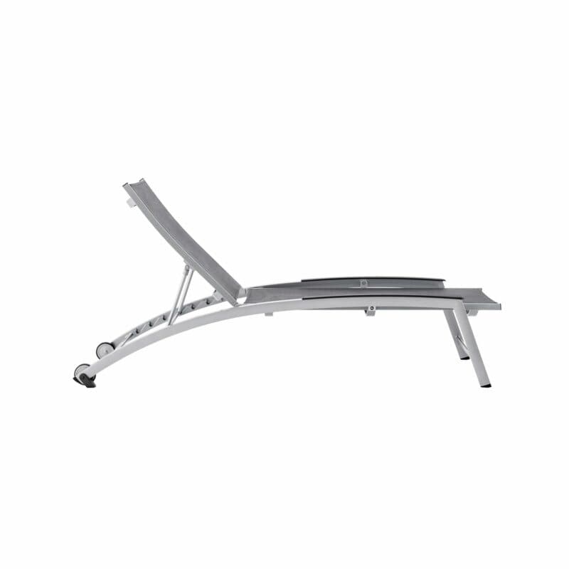 Kettler "Forma II" Sonnenliege, Gestell Aluminium silber, Liegefläche Textilgewebe graphit