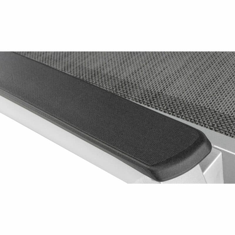 Kettler "Forma II" Sonnenliege, Gestell Aluminium silber, Liegefläche Textilgewebe graphit, Armlehne mit Kunststoffauflage