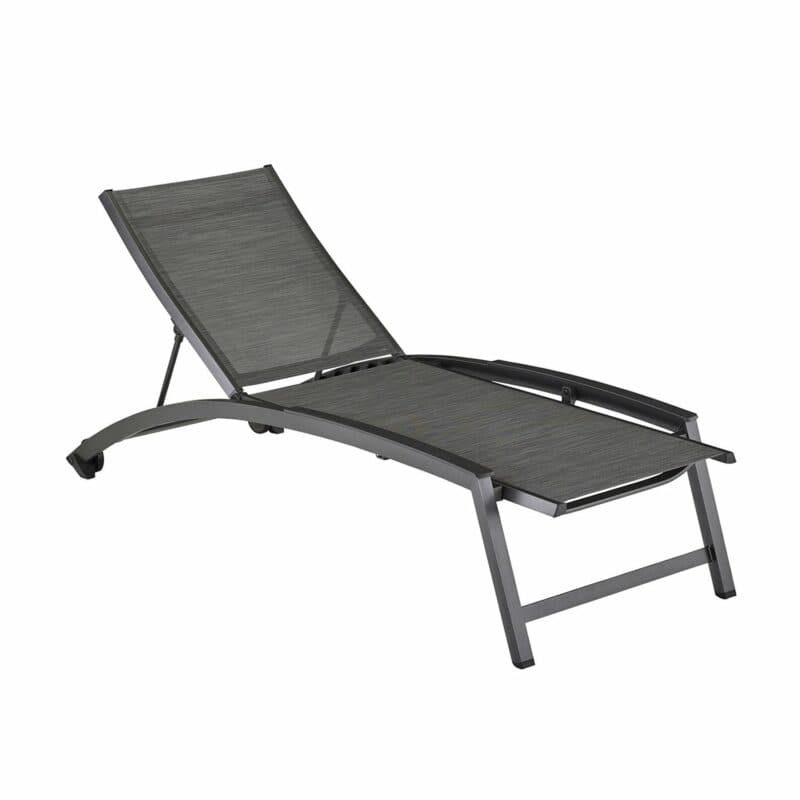 Kettler "Forma II" Sonnenliege, Gestell Aluminium anthrazit, Liegefläche Textilgewebe graphit
