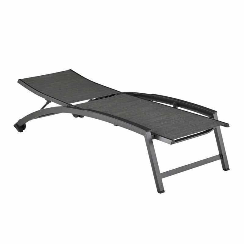 Kettler "Forma II" Sonnenliege, Gestell Aluminium anthrazit, Liegefläche Textilgewebe graphit