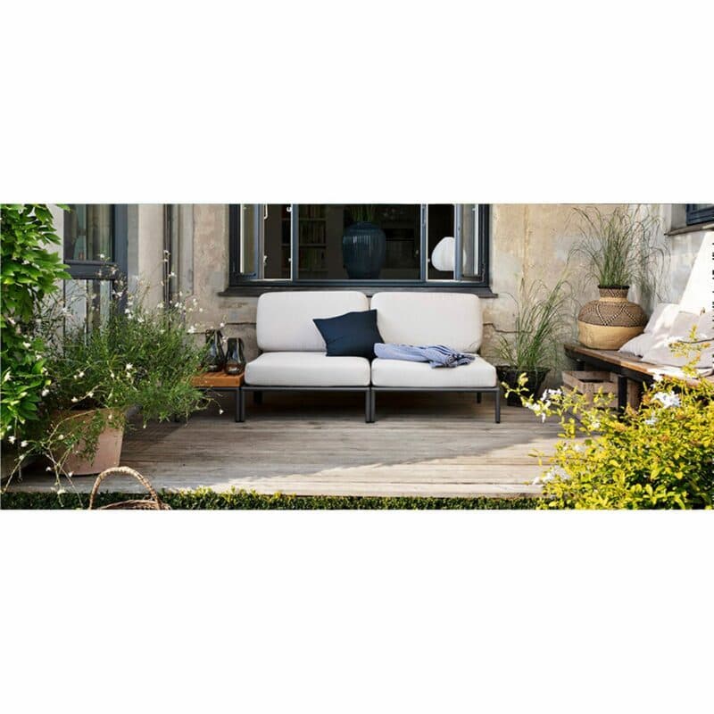 Houe "Level" Loungeset, Bezug Sunbrella Heritage Ash