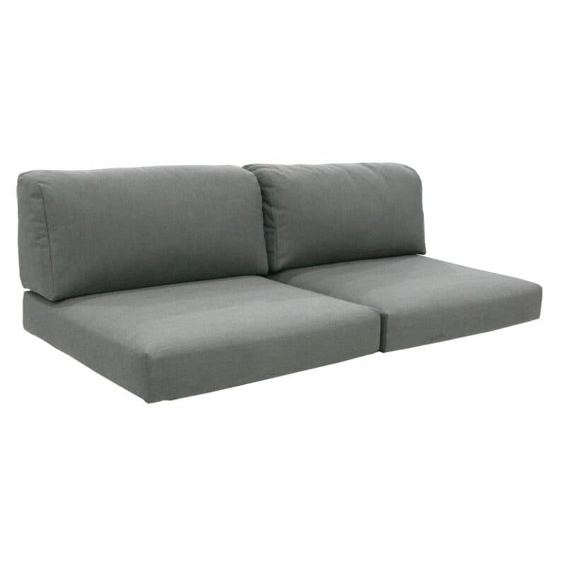 Zebra "Belvedere" Kissenset für 2-Sitzer, Tuva medium grey (wetterfest)