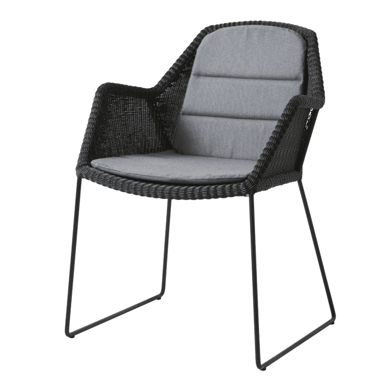 Cane-line Sitzkissen für Gartenstuhl "Breeze", Cane-line Sunbrella® Natté, grau