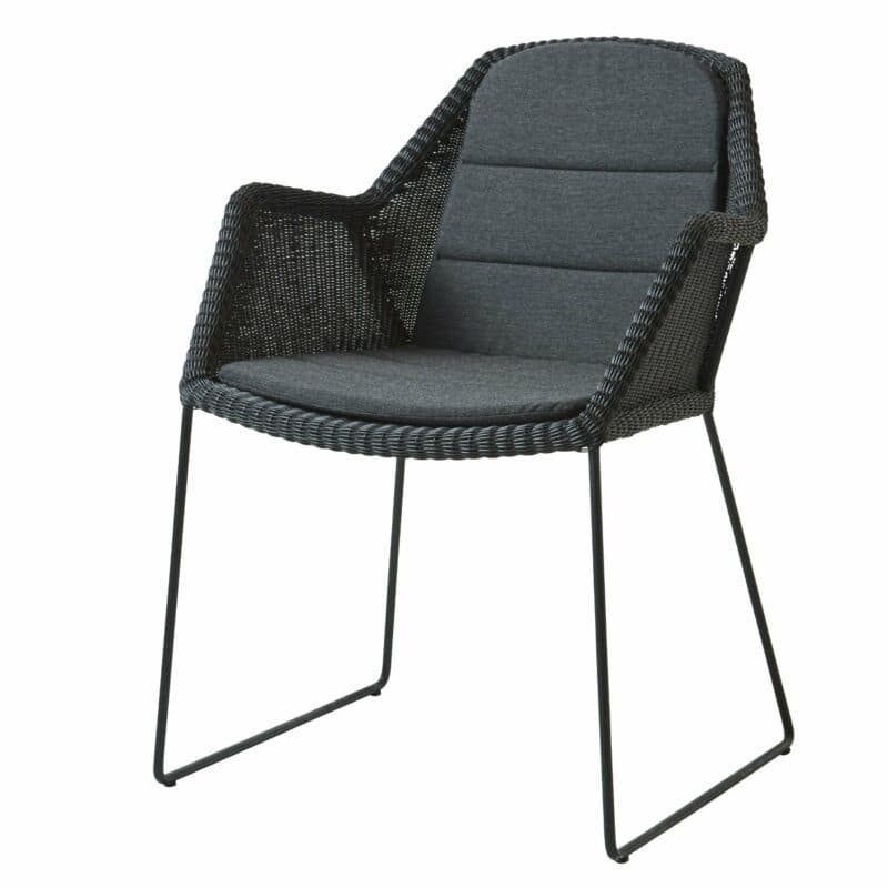 Cane-line Sitzkissen für Gartenstuhl "Breeze", Cane-line Sunbrella® Natté, schwarz