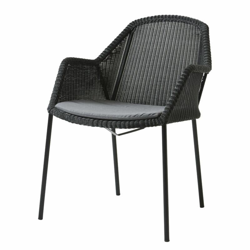 Cane-line Sitzkissen für Stapelstuhl "Breeze", Cane-line Sunbrella® Natté, grau