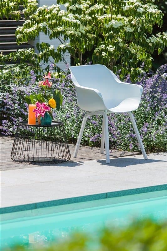 Hartman "Sophie Element" Armchair,, Gestell Aluminium royal white, Sitzschale royal white
