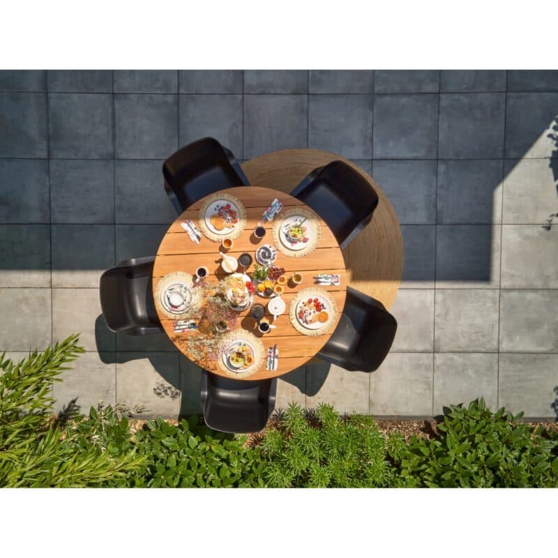 Hartman "Sophie Element" Armchair,, Gestell Aluminium carbon black, Sitzschale carbon black