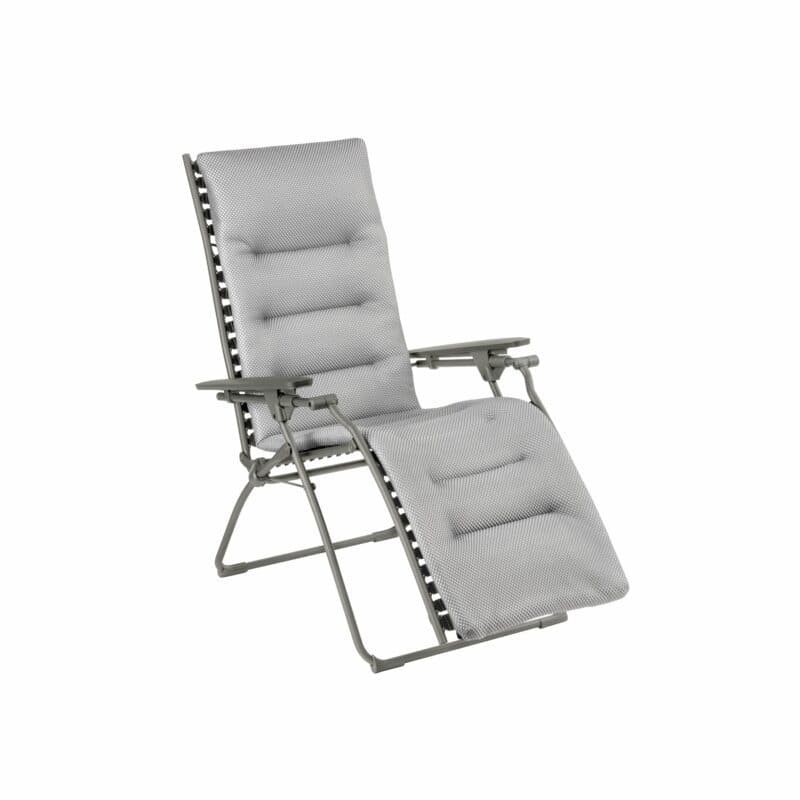Lafuma Relaxliege "Evolution BeComfort", Stahl titane, Textilene silver