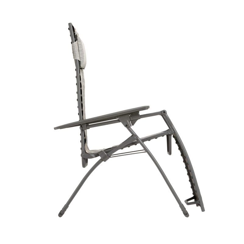 Lafuma "Evolution" Relaxsessel, Gestell Stahl titane, Sitzfläche Batyline® Duo galet