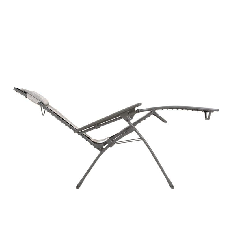 Lafuma "Evolution" Relaxsessel, Gestell Stahl titane, Sitzfläche Batyline® Duo galet