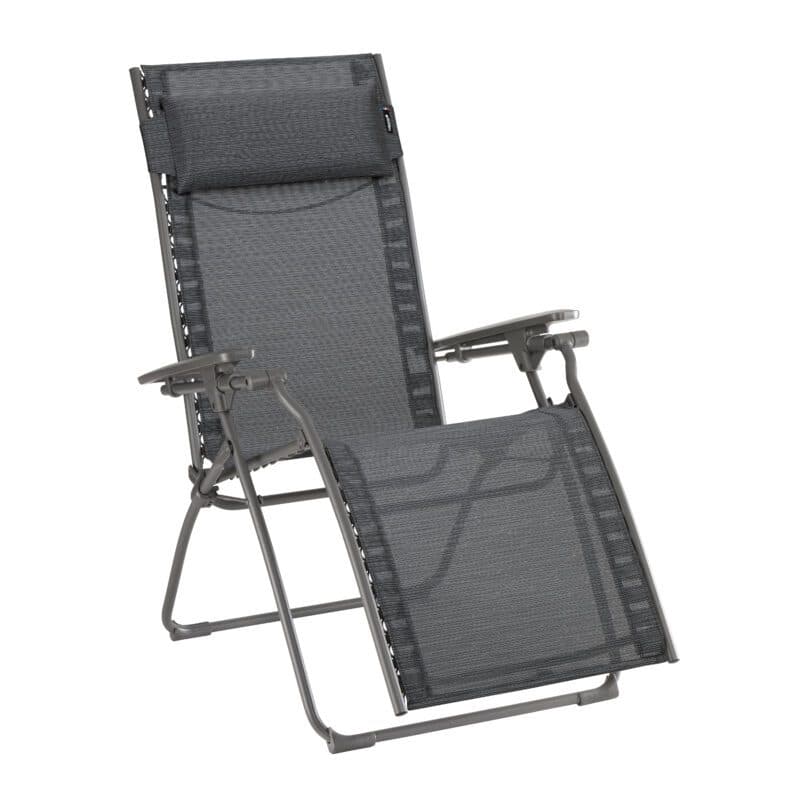 Lafuma "Evolution" Relaxsessel, Gestell Stahl titane, Sitzfläche Batyline® Duo obsidian