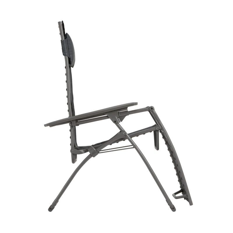 Lafuma "Evolution" Relaxsessel, Gestell Stahl titane, Sitzfläche Batyline® Duo obsidian