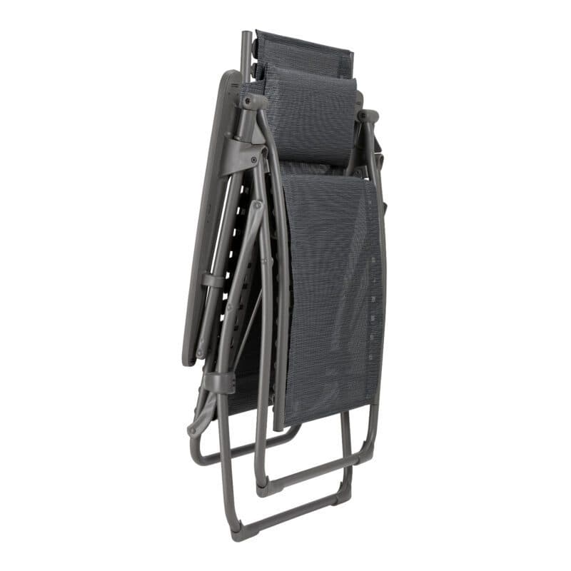 Lafuma "Evolution" Relaxsessel, Gestell Stahl titane, Sitzfläche Batyline® Duo obsidian