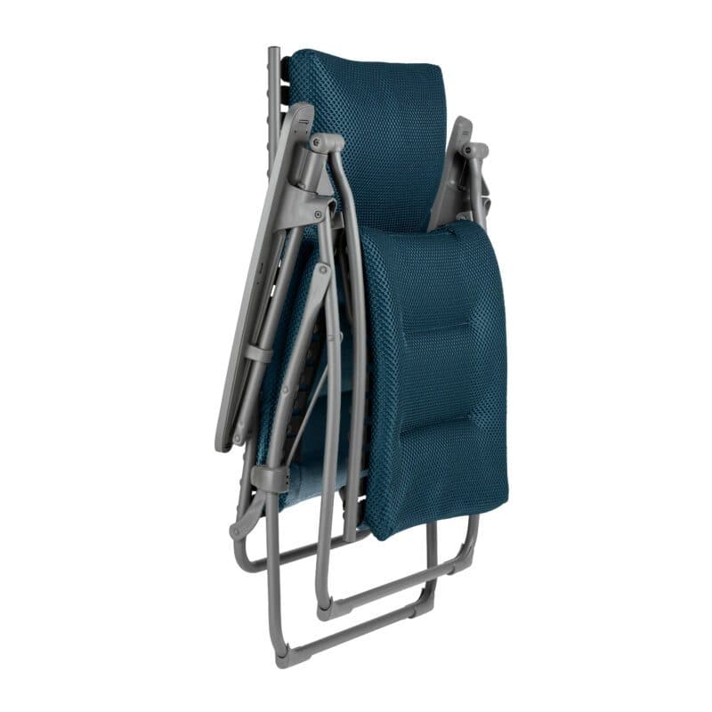 Lafuma "Evolution" Relaxsessel, Gestell Stahl titane, Sitzfläche BeComfort® bleu encre