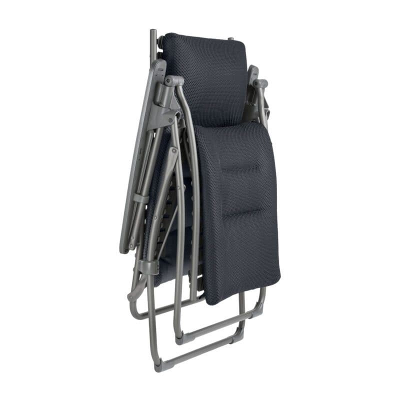 Lafuma "Evolution" Relaxsessel, Gestell Stahl titane, Sitzfläche BeComfort® dark grey