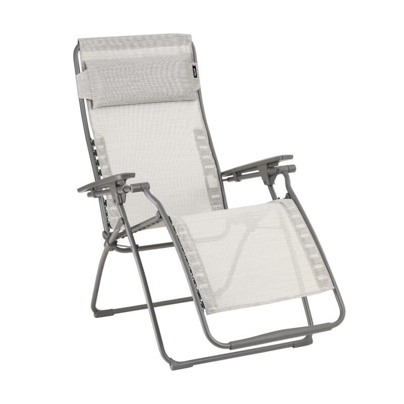 Lafuma "Futura" Relaxsessel, Gestell Stahl titane, Sitzfläche Batyline® Duo galet