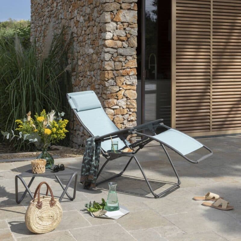 Lafuma "Futura" Relaxsessel, Gestell Stahl titane, Sitzfläche Batyline® Duo mistral © LAFUMA MOBILIER - Pierrick Verny