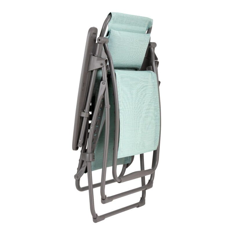 Lafuma "Futura" Relaxsessel, Gestell Stahl titane, Sitzfläche Batyline® Duo mistral