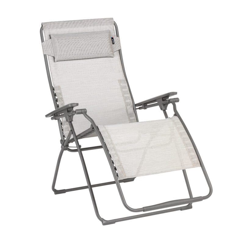 Lafuma "Futura XL" Relaxsessel, Gestell Stahl titane, Sitzfläche Batyline® Duo galet