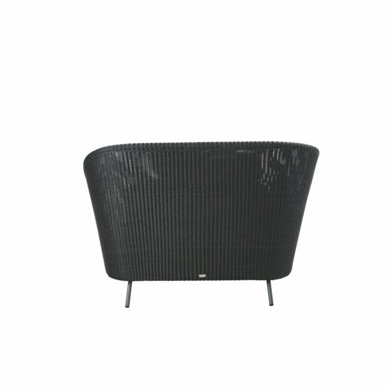 Cane-line "Mega" Daybed, Geflecht graphit, SoftTouch- oder AirTouch-Kissen grau